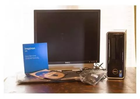 Dell 660s desktop computer w monitor and modem